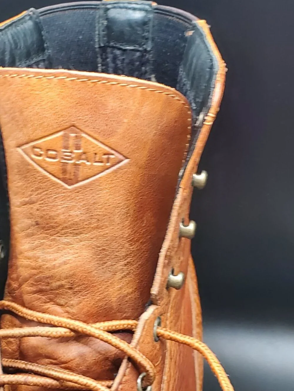 Ariat Cobalt Leather Lace-Up Boots Men's US 8.5D